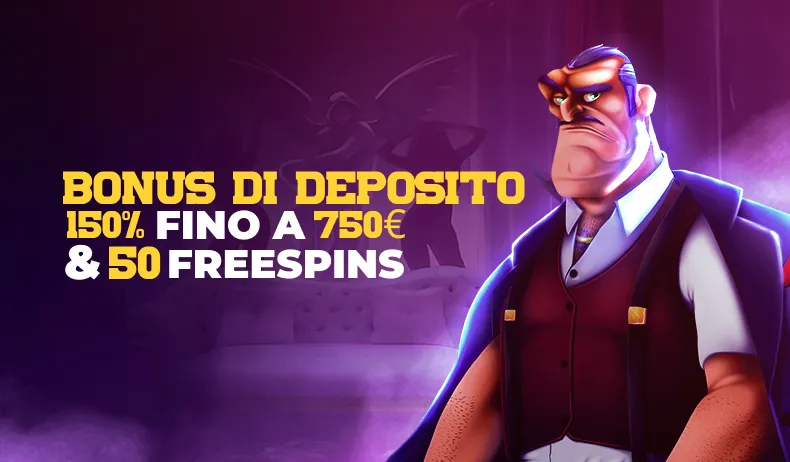 Casino welcome bonus banner