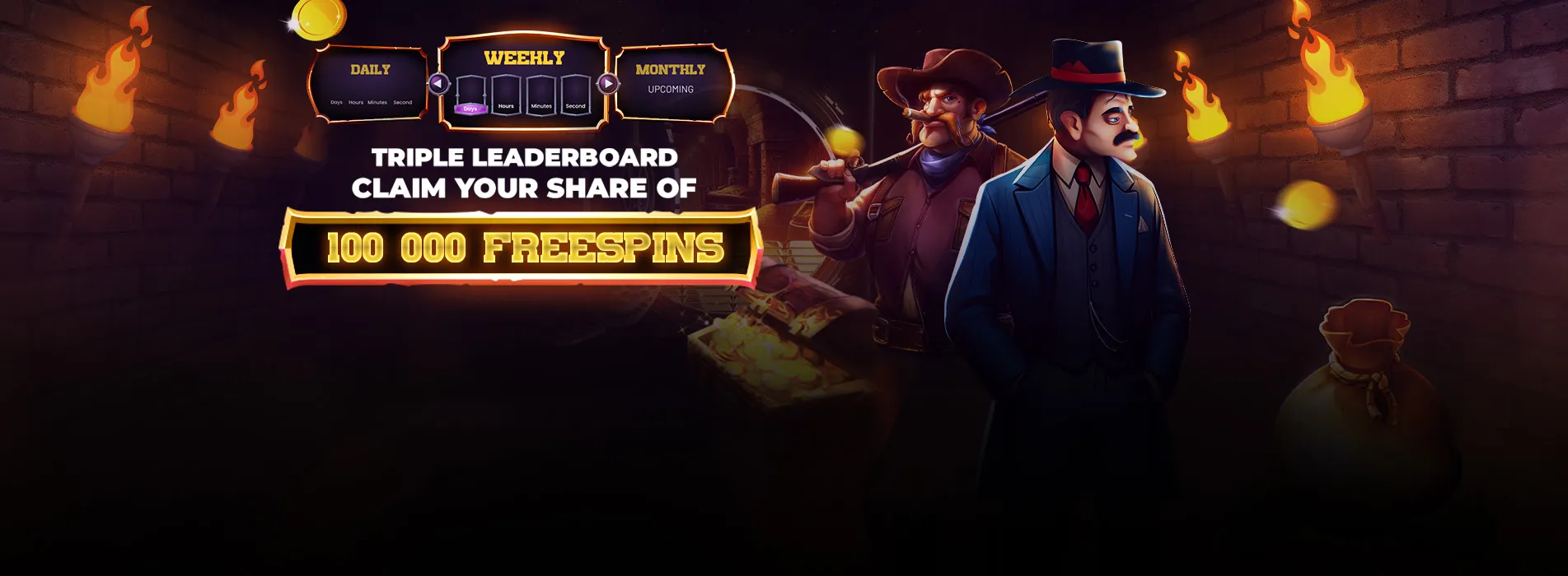 Triple Leaderboard Donbet: 100.000 free spin