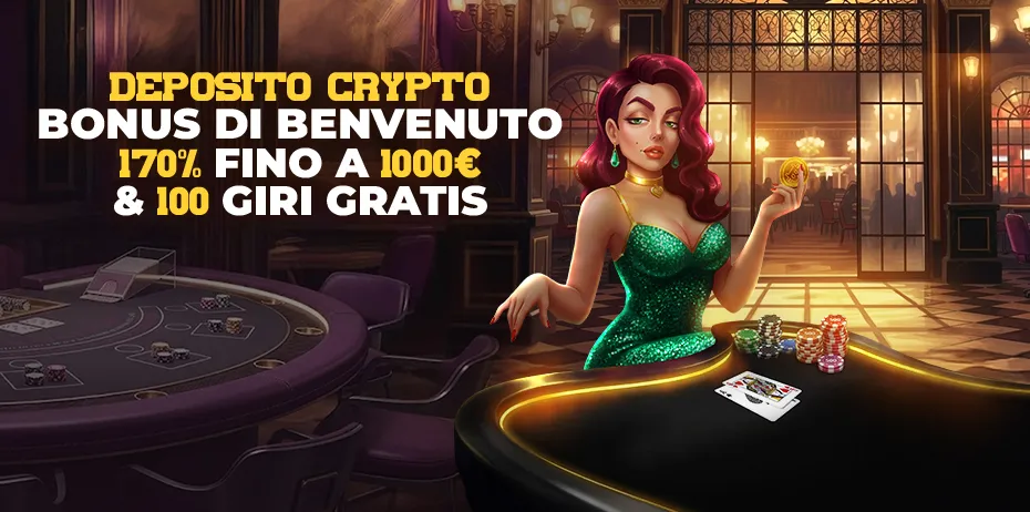 Crypto welcome bonus banner