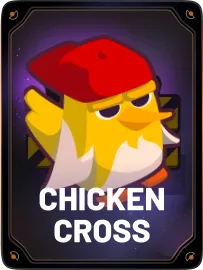 Chicken Cross game card